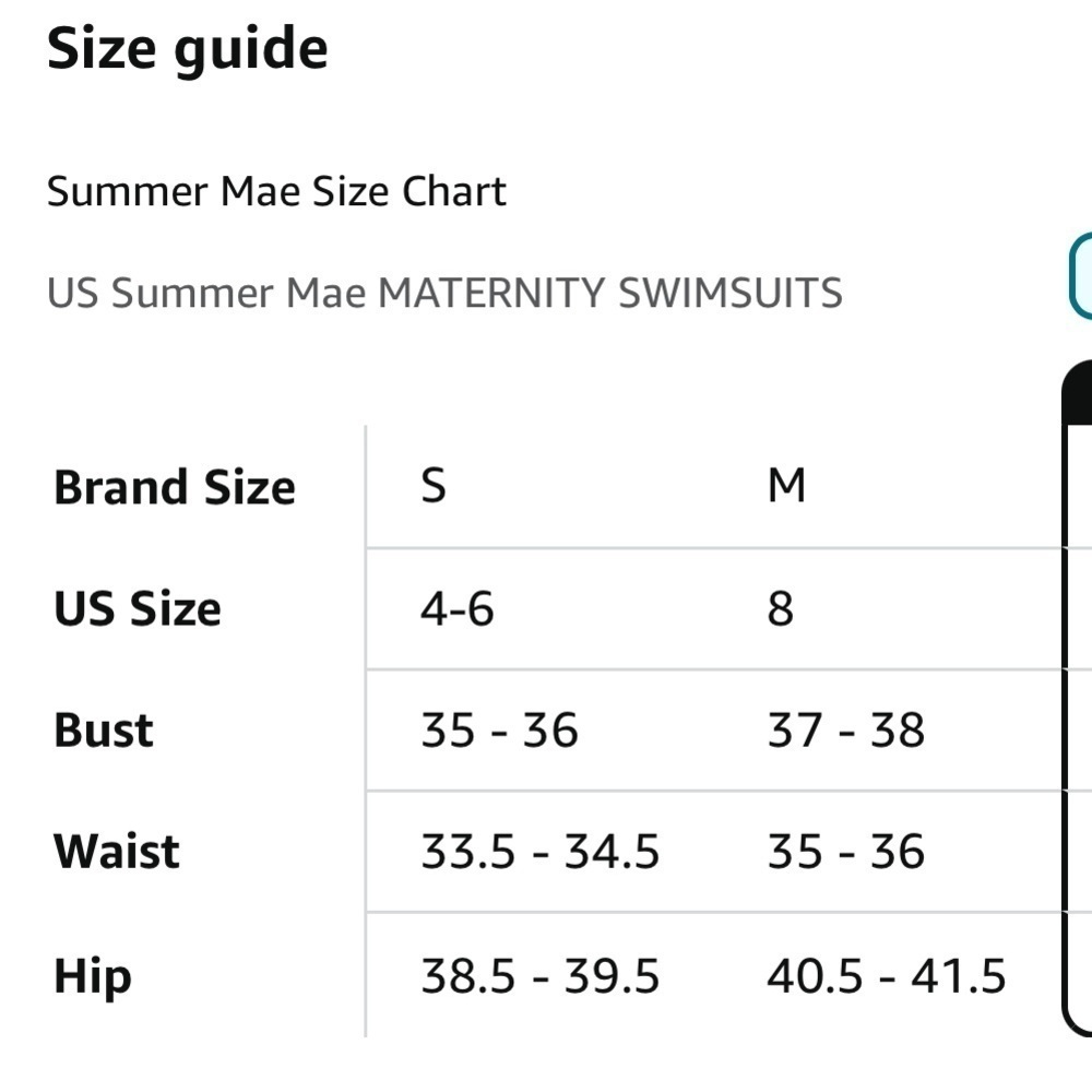 Summer Mae Maternity One Shoulder Bathing Suit High Waisted Pregnancy Small Pink - Picture 3 of 3